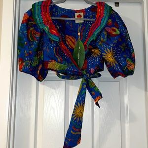 Farm rio cropped top